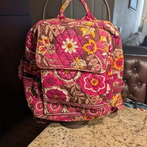 Vera Bradley Floral Quilted Backpack